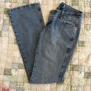 Wrangler Premium Patch Low-rise Bootcut Jeans